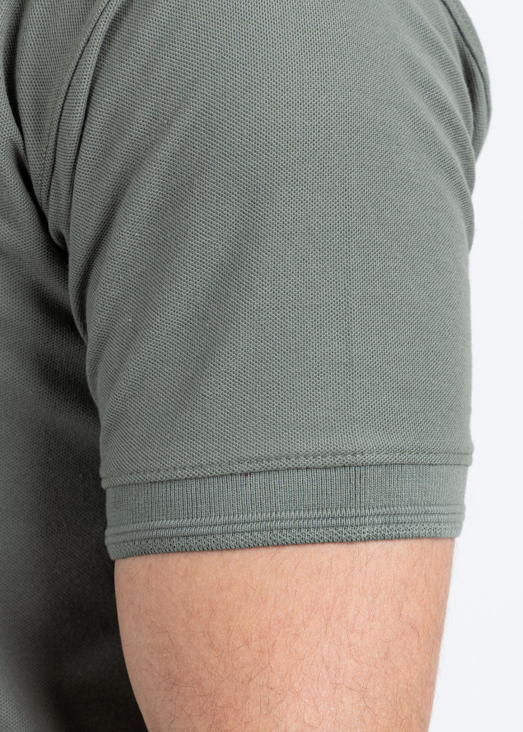 Light Sage Pique Polo Shirt