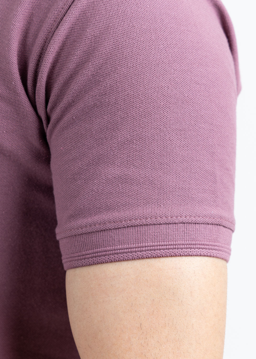 Wisteria pique polo shirt