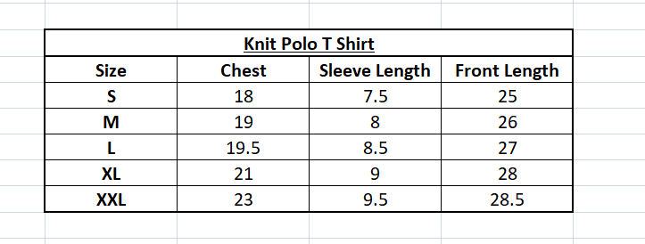Men's Knit Polo-Soft Blue