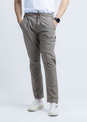 Casual Mocha Cotton Trousers