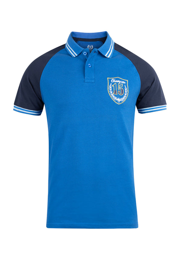 Two Blue Pique Polo shirt